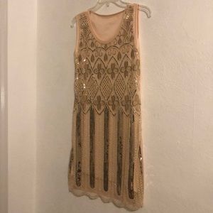 Vintage 20’s Gold Sequin Dress